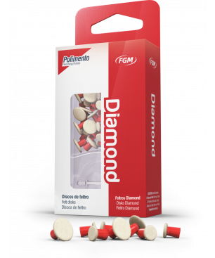 DIAMOND DISCOS FIELTRO 8-12 MM + MANDRIL 24 UNIDADES