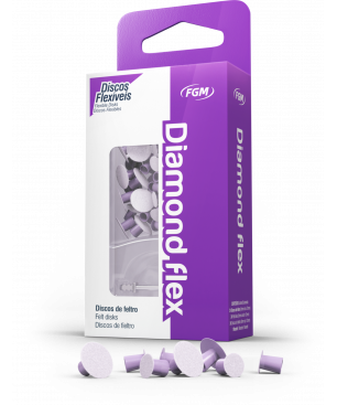 DIAMOND FLEX DISCOS FIELTRO 8-12 MM + MANDRIL 24 UNIDADES